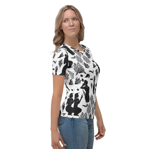 Silhouette Conservatory on a Women's Crew Neck T-Shirt