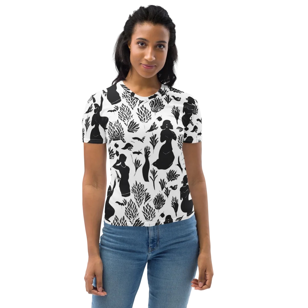 Silhouette Conservatory on Women's Crew Neck T-Shirt — Front