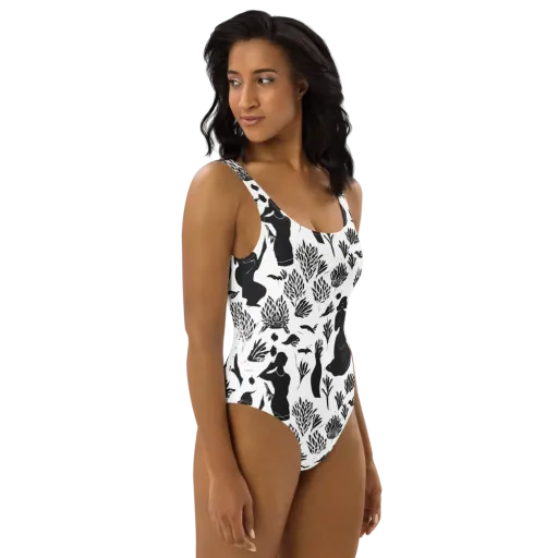 Silhouette Conservatory on a One-Piece Swimsuit