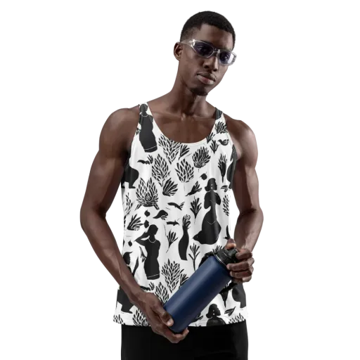 Silhouette Conservatory on a Men's Tank Top