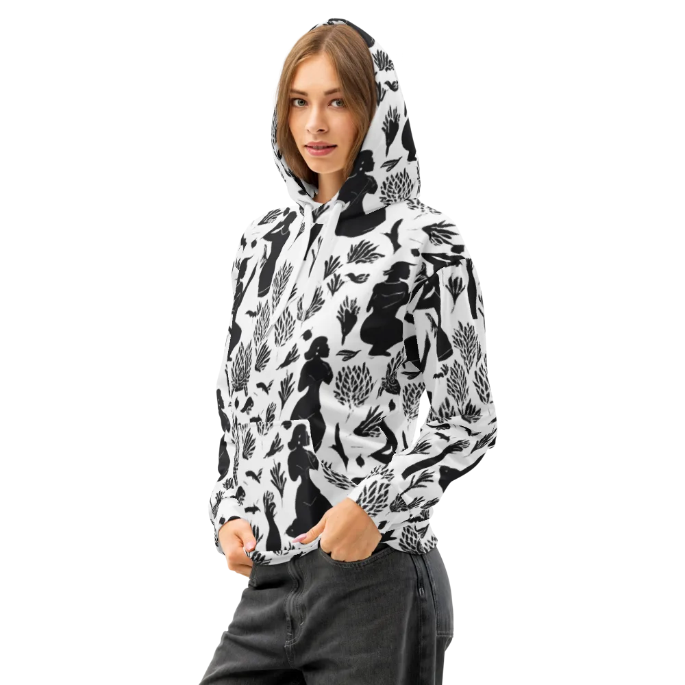 Silhouette Conservatory on Cotton Hoodie — Left Front