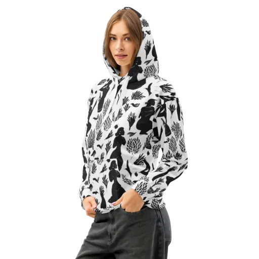 Silhouette Conservatory Cotton Hoodie on model