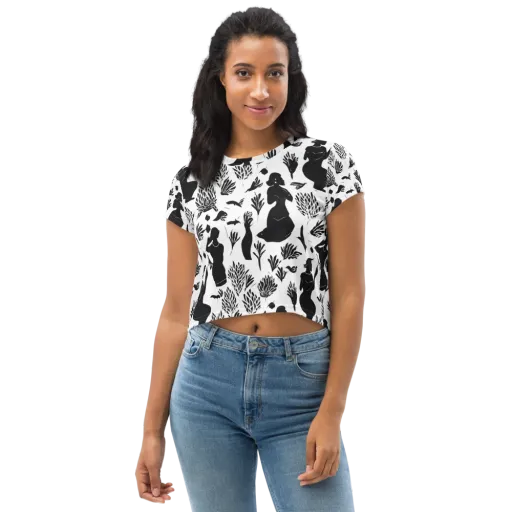 Silhouette Conservatory on a Crop Tee
