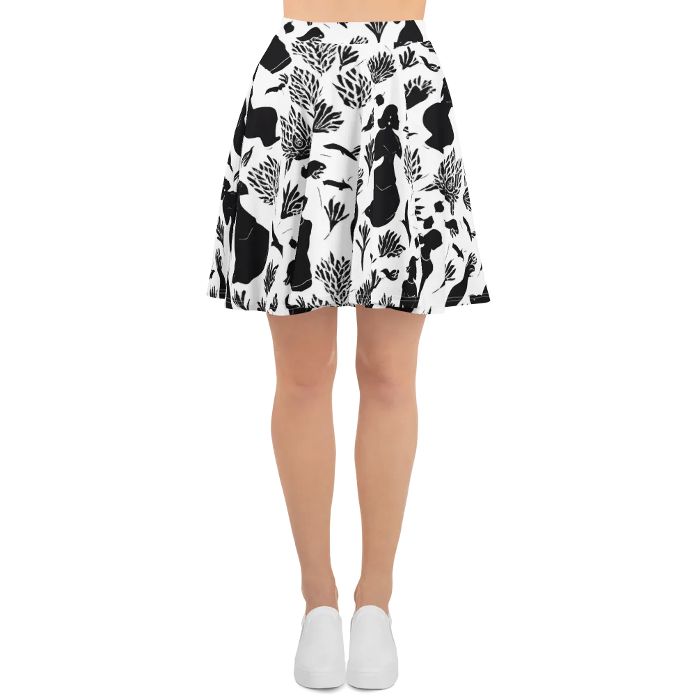 Silhouette Conservatory on Skater Skirt — Front