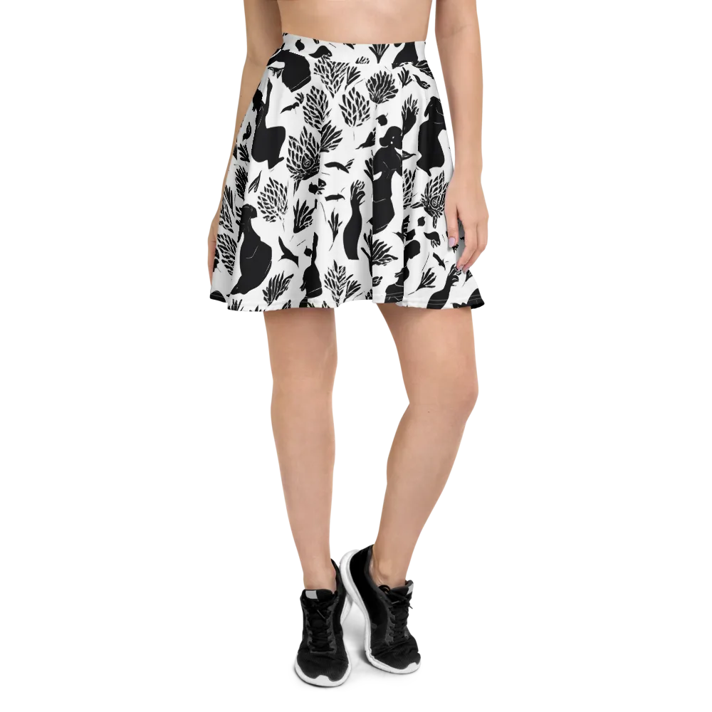 Silhouette Conservatory on Skater Skirt — Front