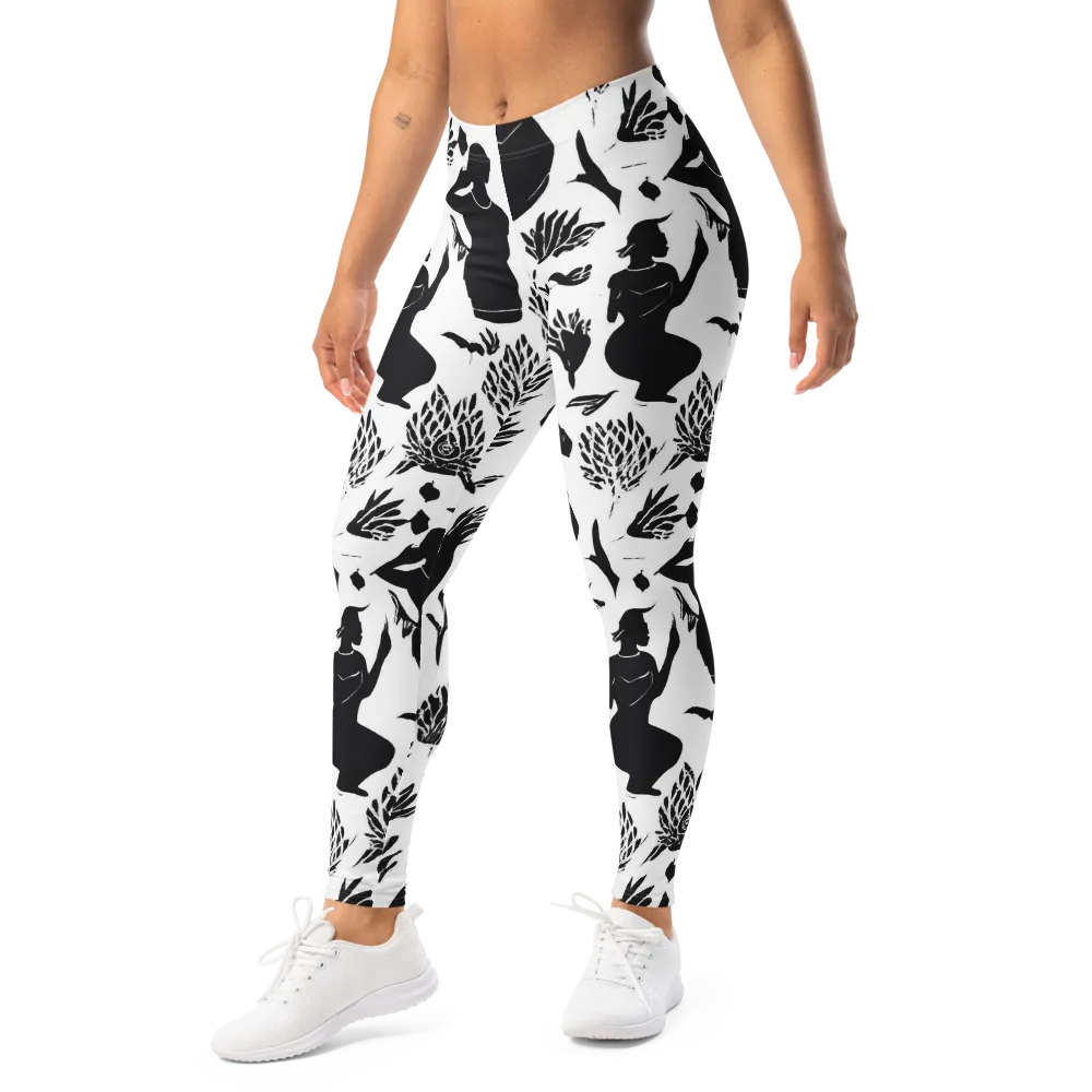 Silhouette Conservatory on Leggings — Left Front