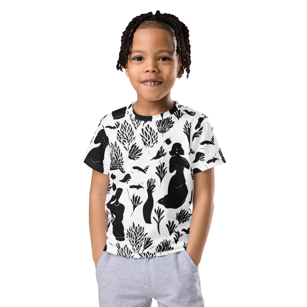 Silhouette Conservatory on Kids Crew Neck T-Shirt — Front