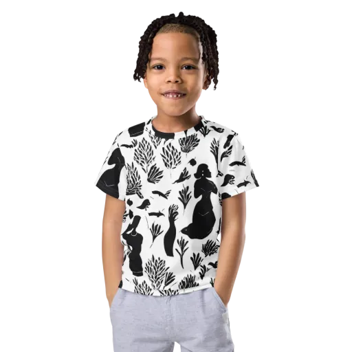 Silhouette Conservatory on a Kids Crew Neck T-Shirt