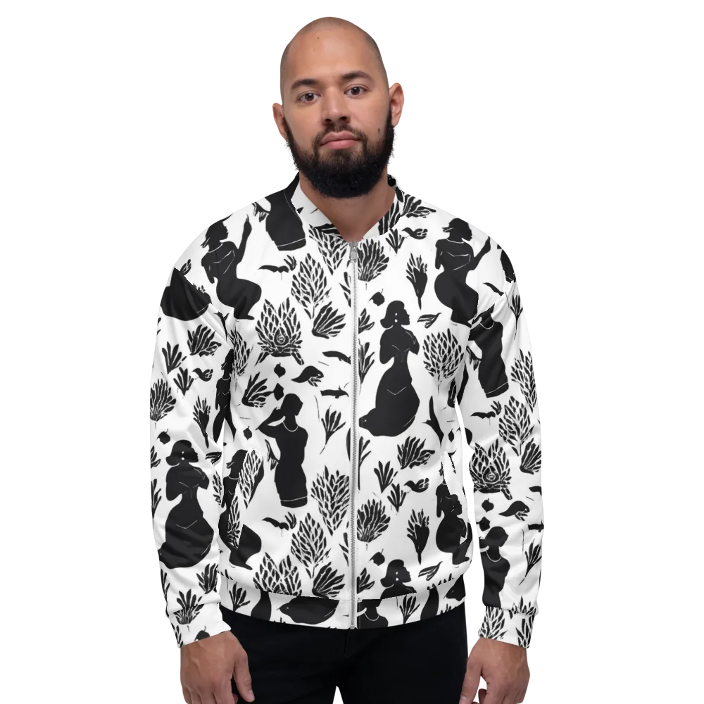 Silhouette Conservatory on Bomber Jacket — Front