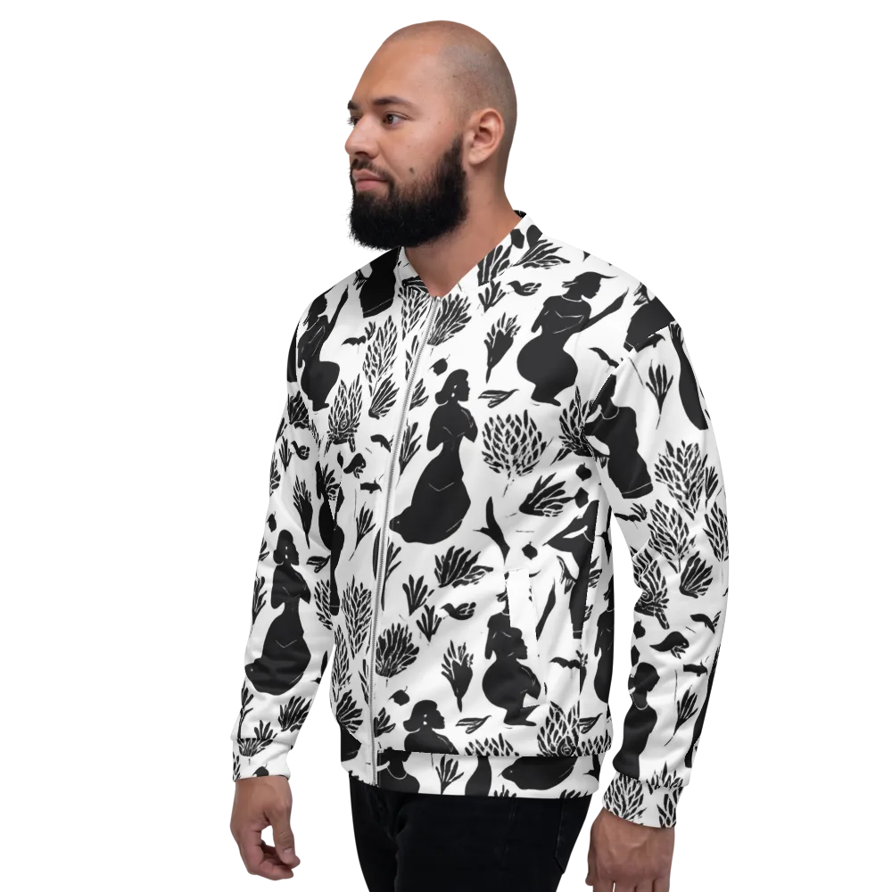 Silhouette Conservatory on Bomber Jacket — Left