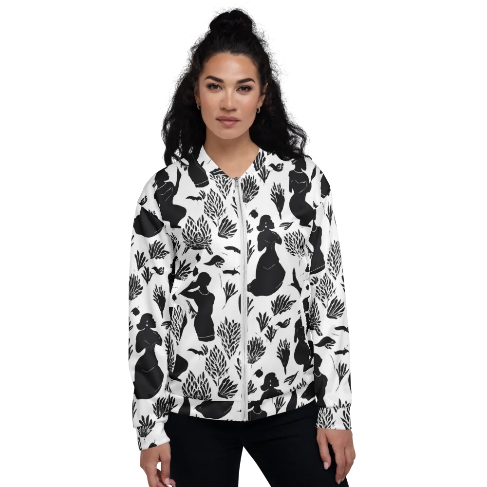 Silhouette Conservatory on Bomber Jacket — Front