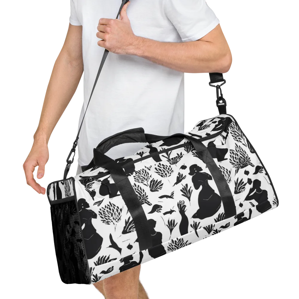 Silhouette Conservatory on Duffle Bag — Right Front