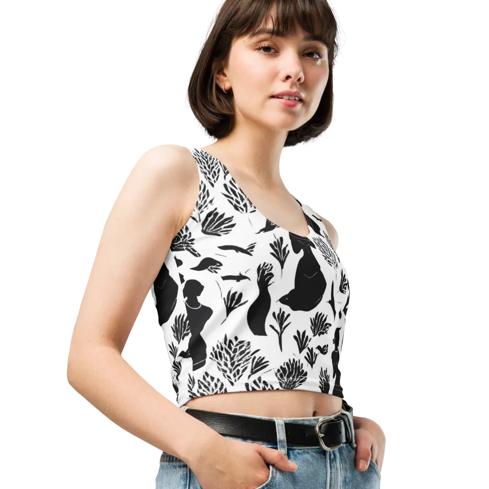 Silhouette Conservatory on Crop Top — Right Front