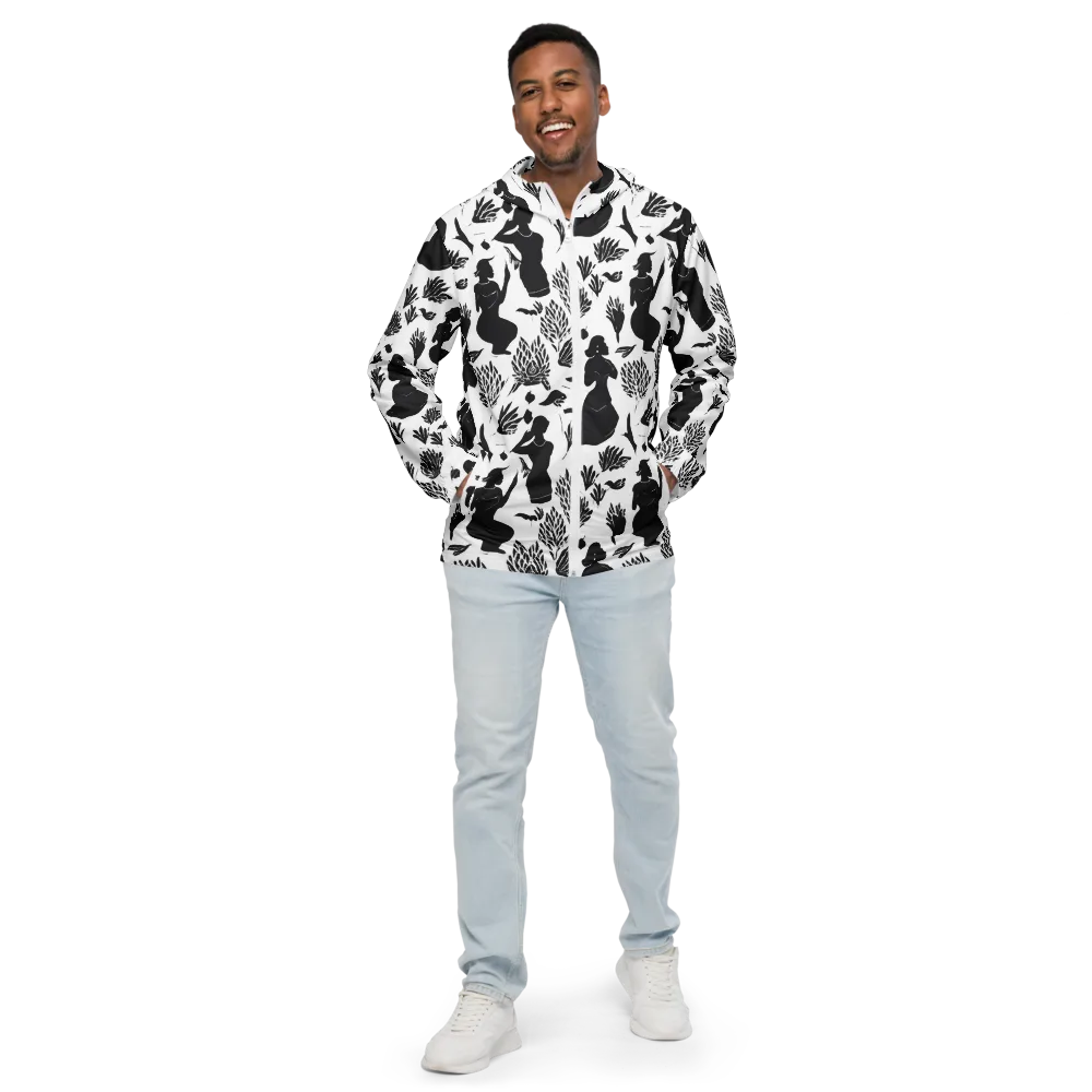 Silhouette Conservatory on Men's Windbreaker — Front