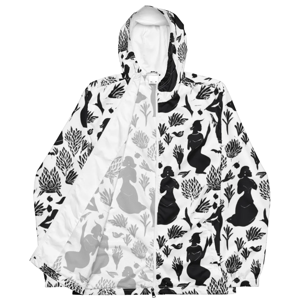 Silhouette Conservatory on Men's Windbreaker — Front