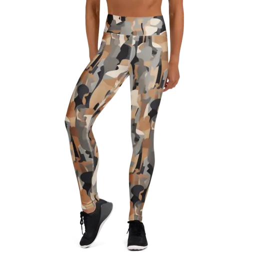 Abstract Assembly on a Yoga Leggings
