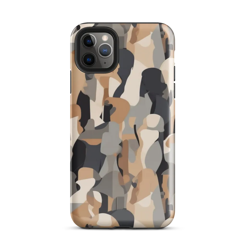 Abstract Assembly on Tough Case for iPhone® — Front
