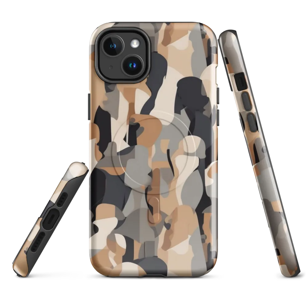 Abstract Assembly on MagSafe Tough Case for iPhone® — Front