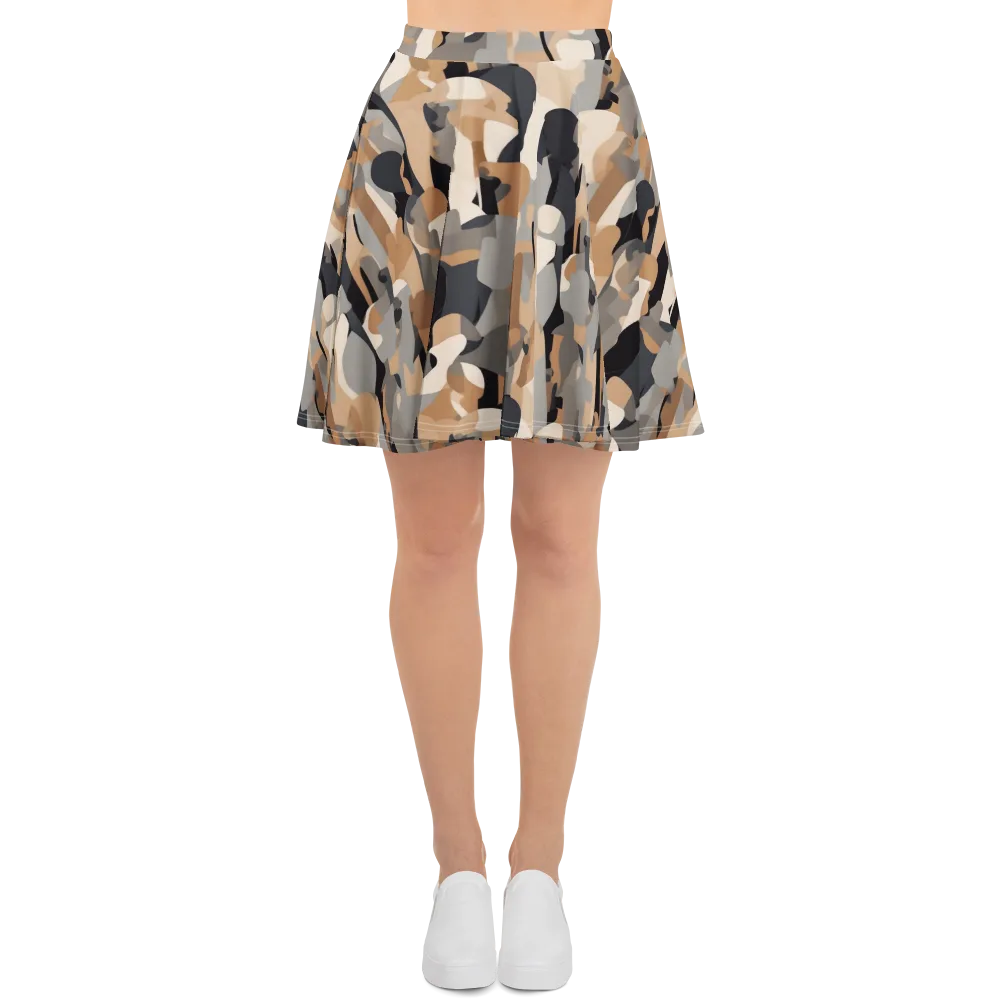 Abstract Assembly on Skater Skirt — Front
