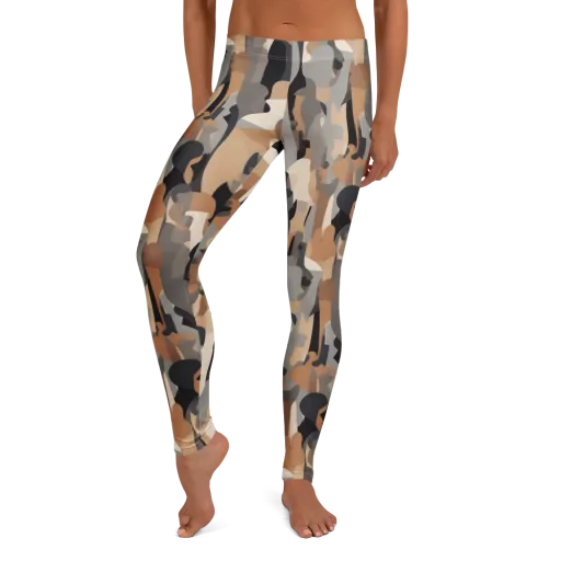 Abstract Assembly on a Leggings