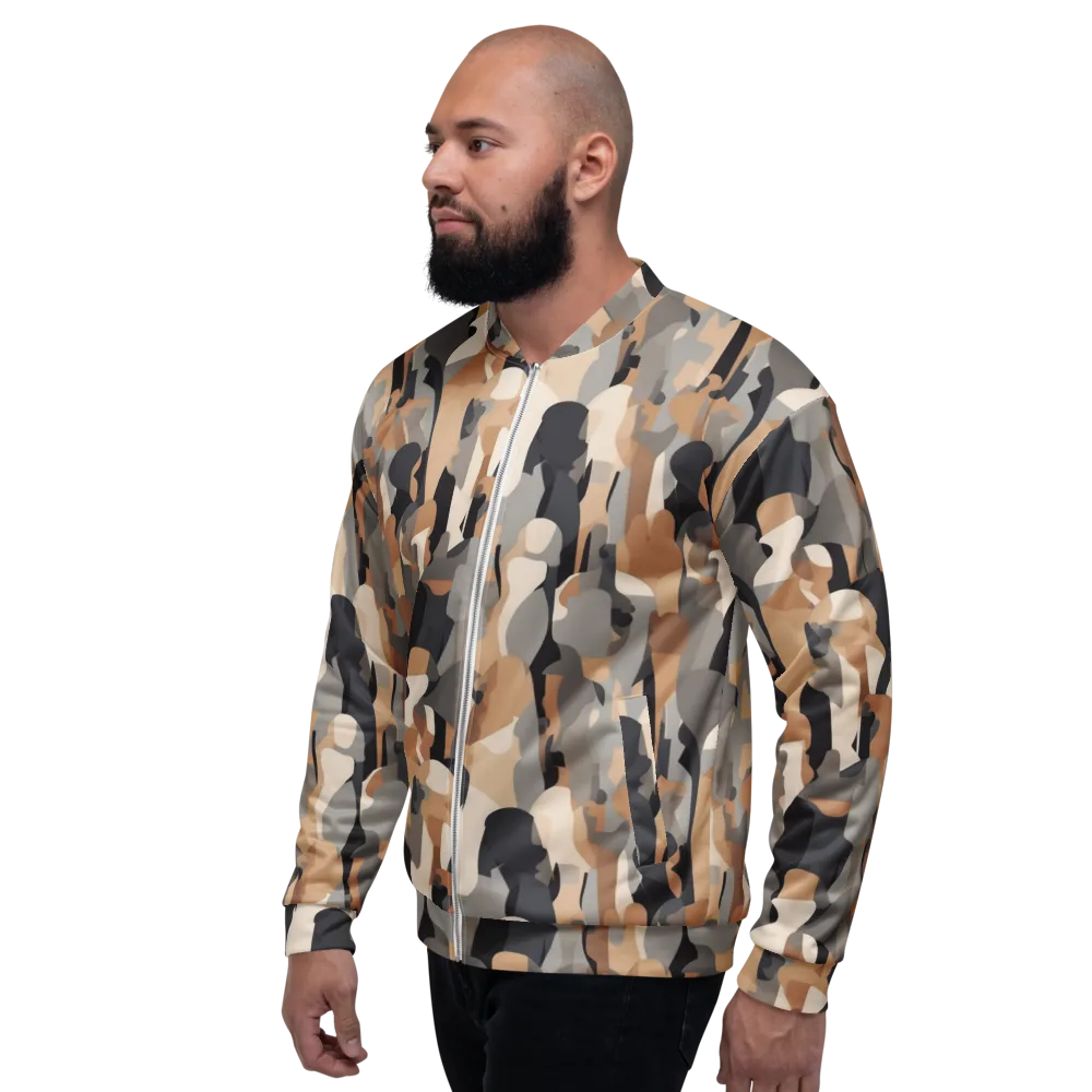 Abstract Assembly on Bomber Jacket — Left