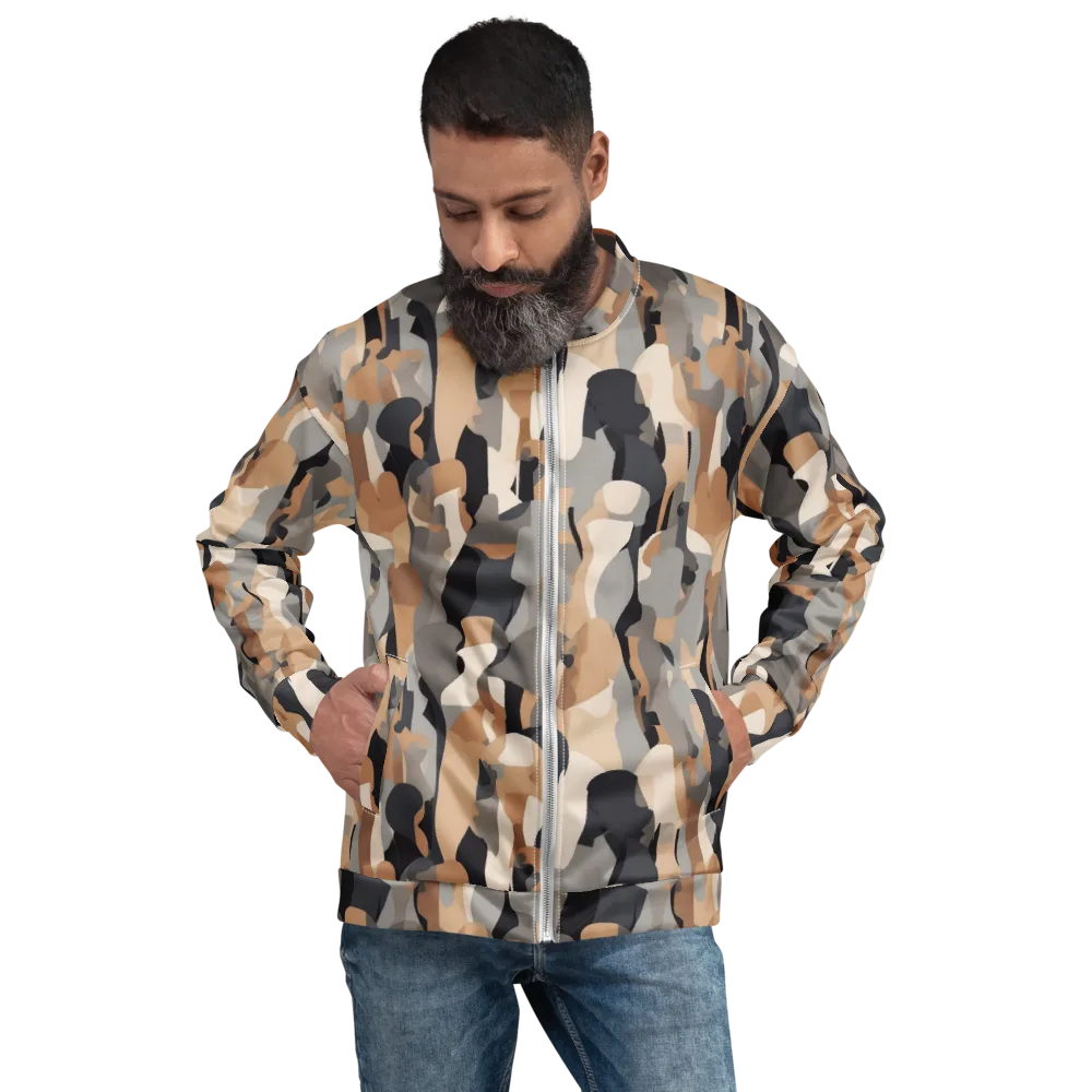 Abstract Assembly on Bomber Jacket — Front