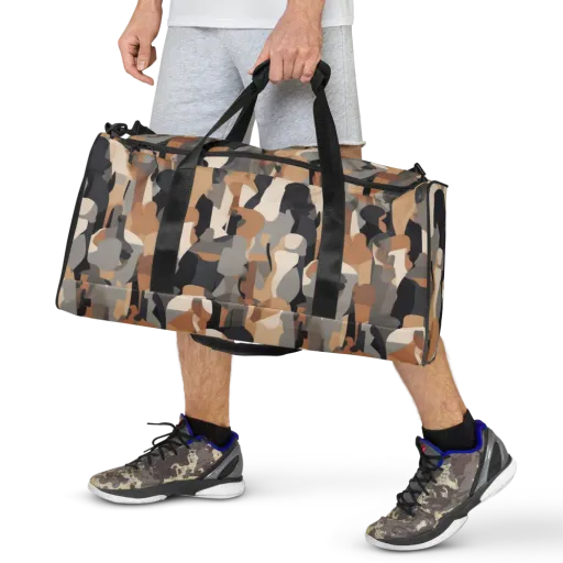 Abstract Assembly on a Duffle Bag