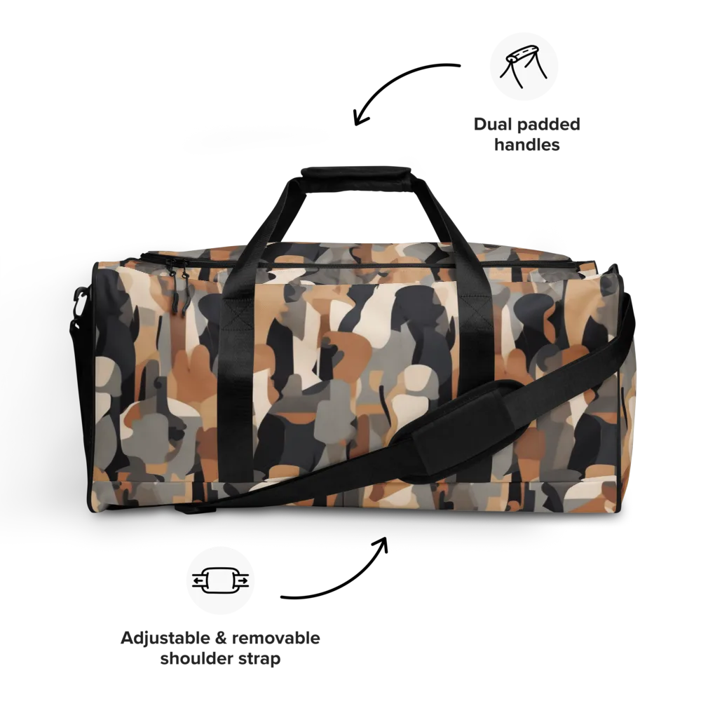 Abstract Assembly on Duffle Bag — Front