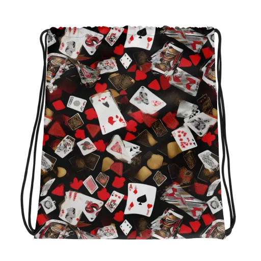 Royal Shuffle on a Drawstring Bag