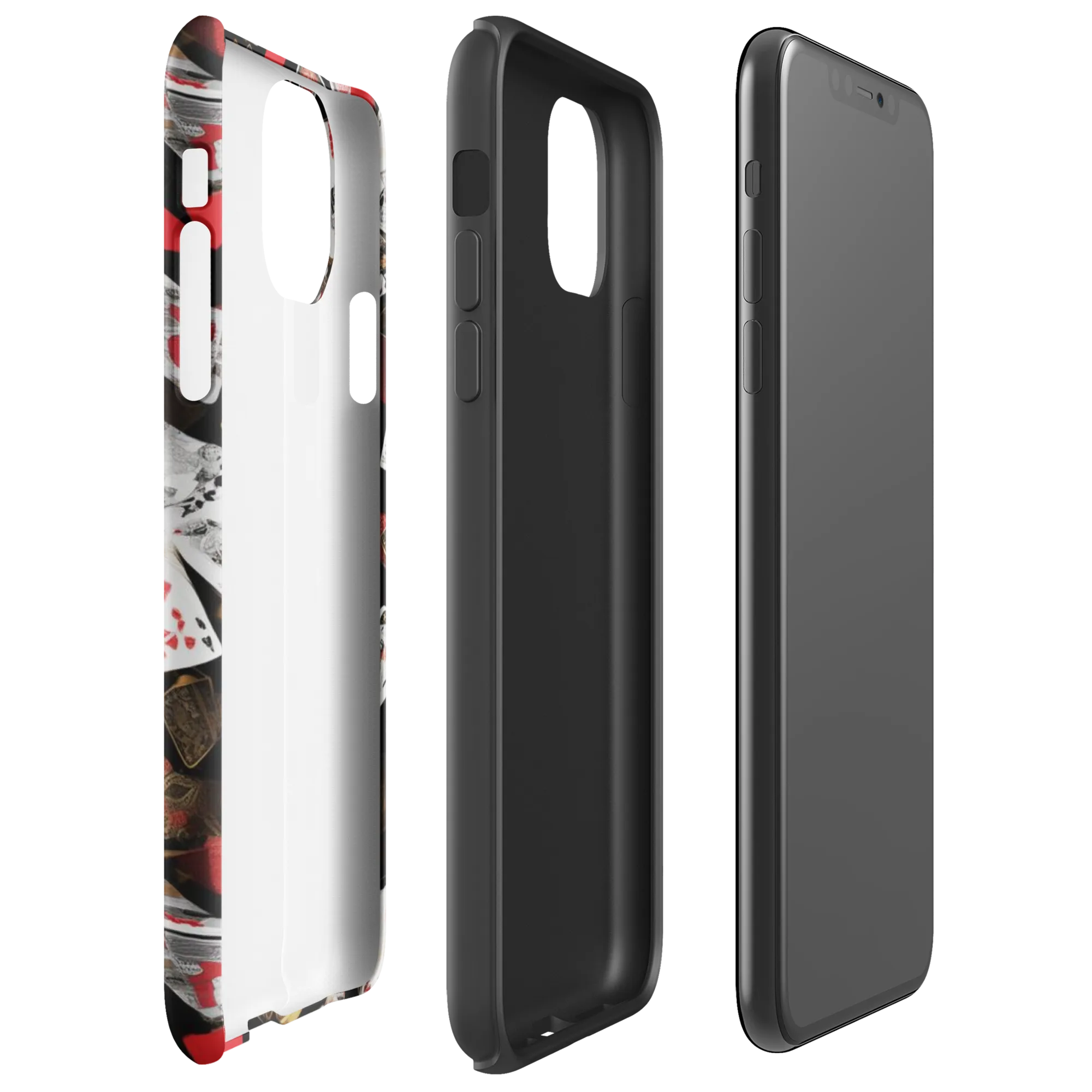 Royal Shuffle on Tough Case for iPhone® — Right