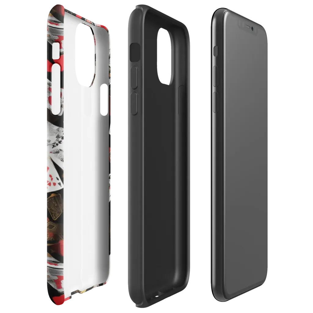 Royal Shuffle on Tough Case for iPhone® — Right