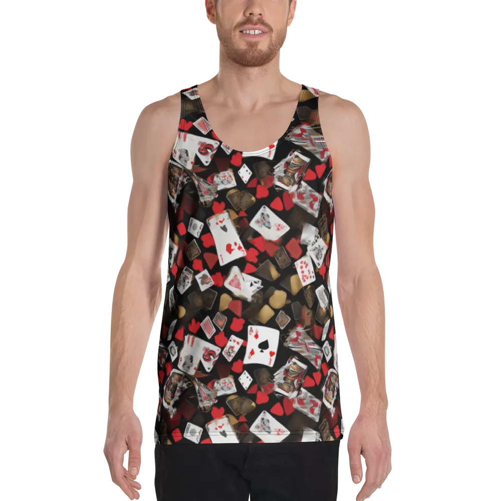 Royal Shuffle on Men's Tank Top — Front