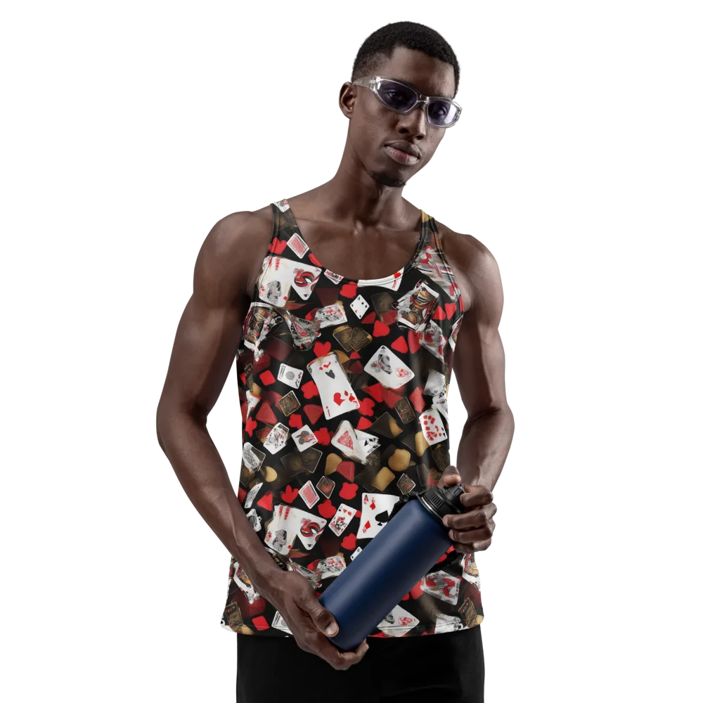 Royal Shuffle on Men's Tank Top — Front
