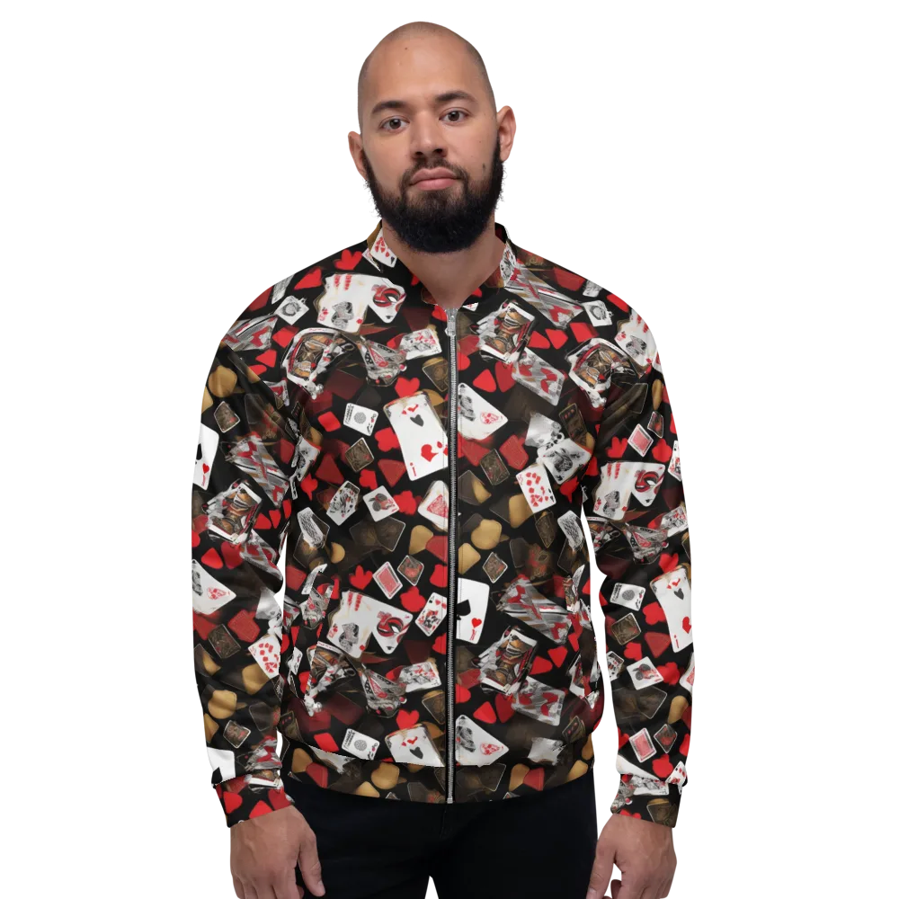 Royal Shuffle on Bomber Jacket — Front