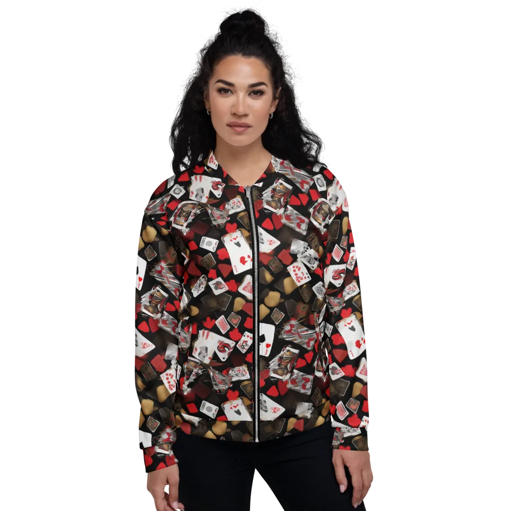 Royal Shuffle on Bomber Jacket — Front