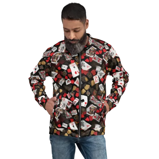 Royal Shuffle on a Bomber Jacket