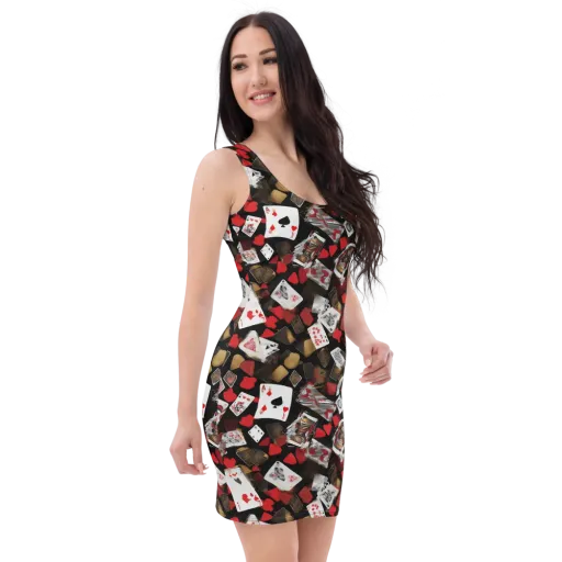 Royal Shuffle on a Bodycon Dress