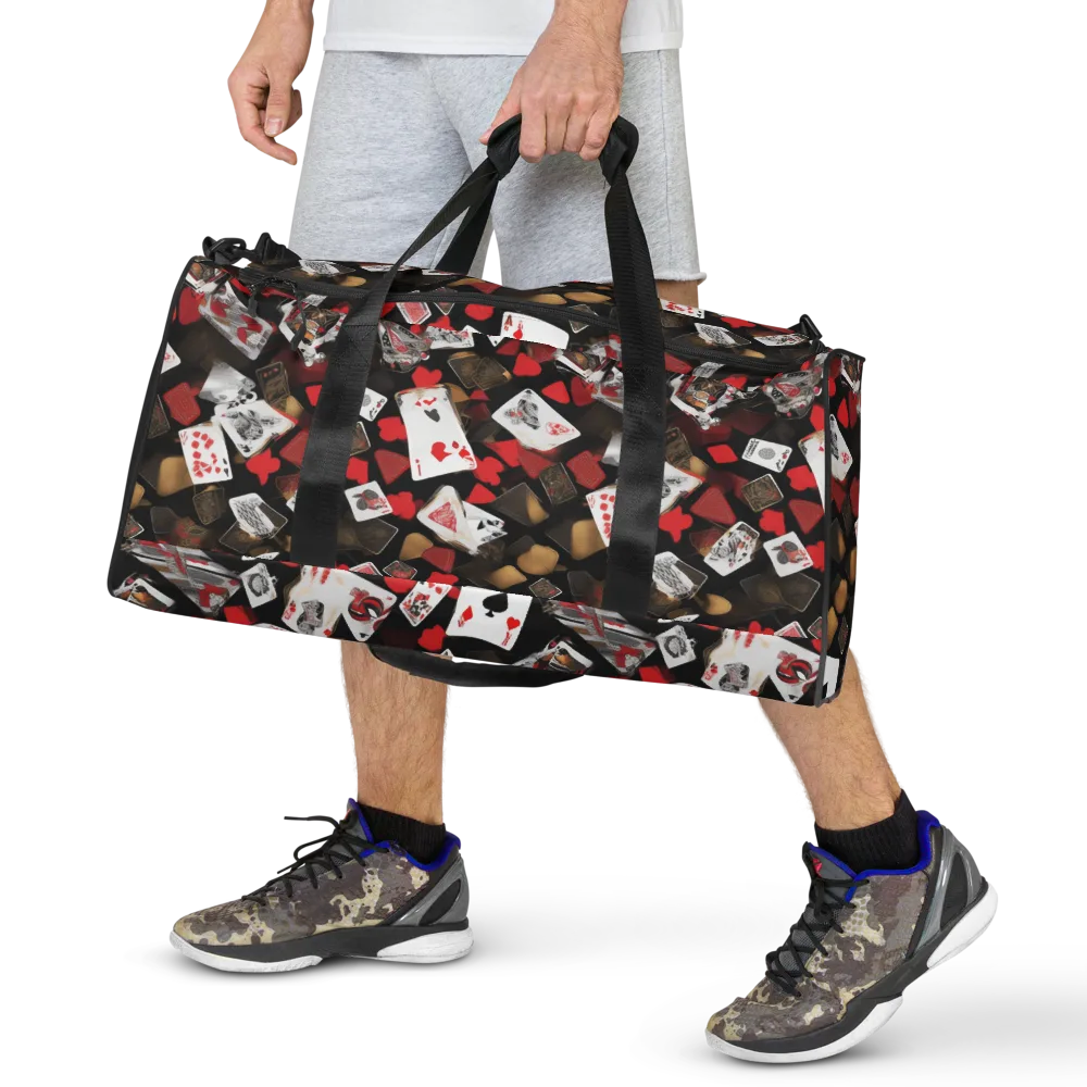 Royal Shuffle on Duffle Bag — Front