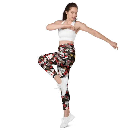 Royal Shuffle on a Leggings with Pockets