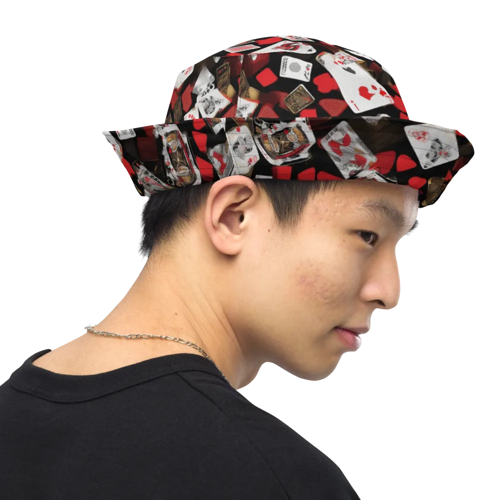 Royal Shuffle on Reversible Bucket Hat — Right Outside