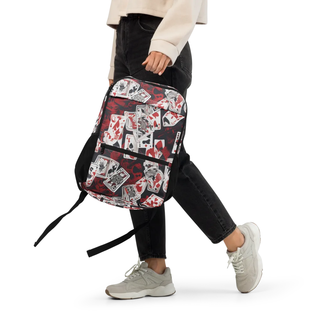 Royal Flush Riot on Utility Backpack — Front