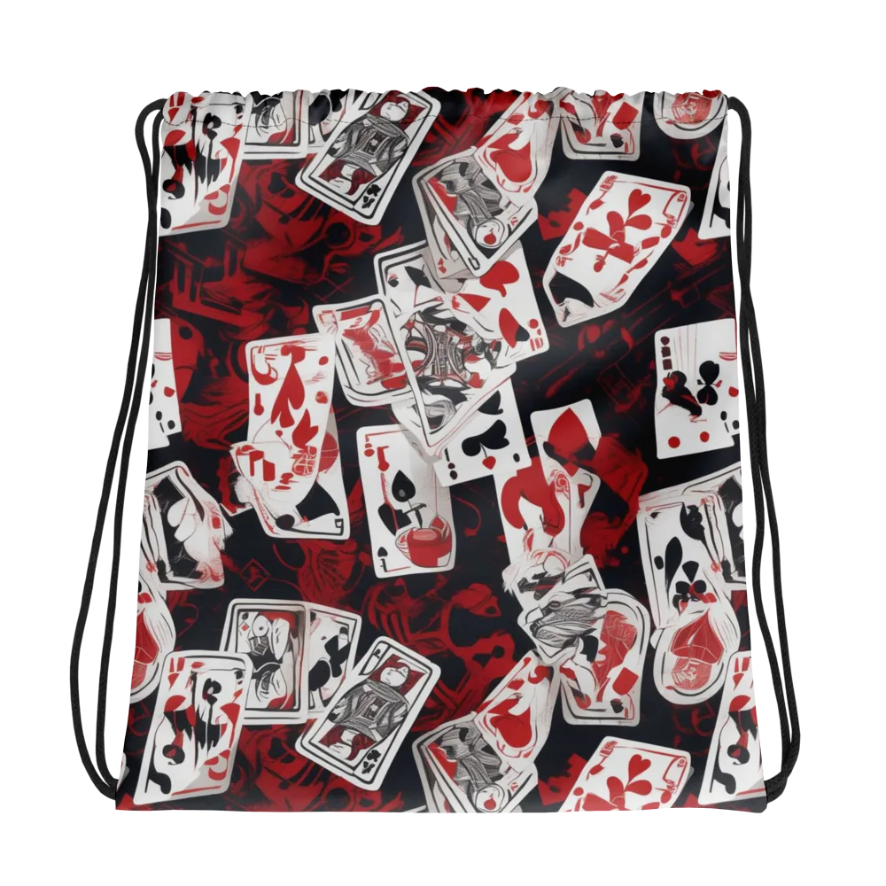 Royal Flush Riot on Drawstring Bag — Photo