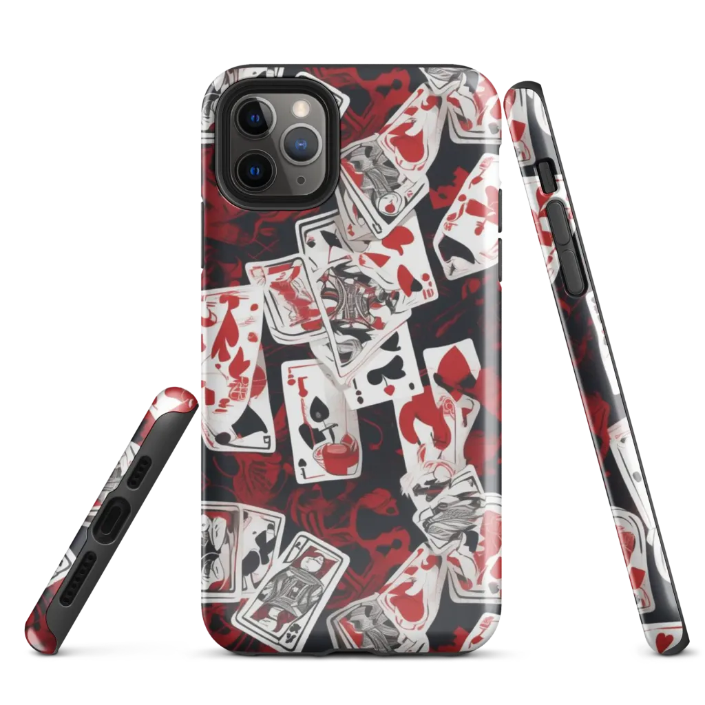 Royal Flush Riot on Tough Case for iPhone® — Front