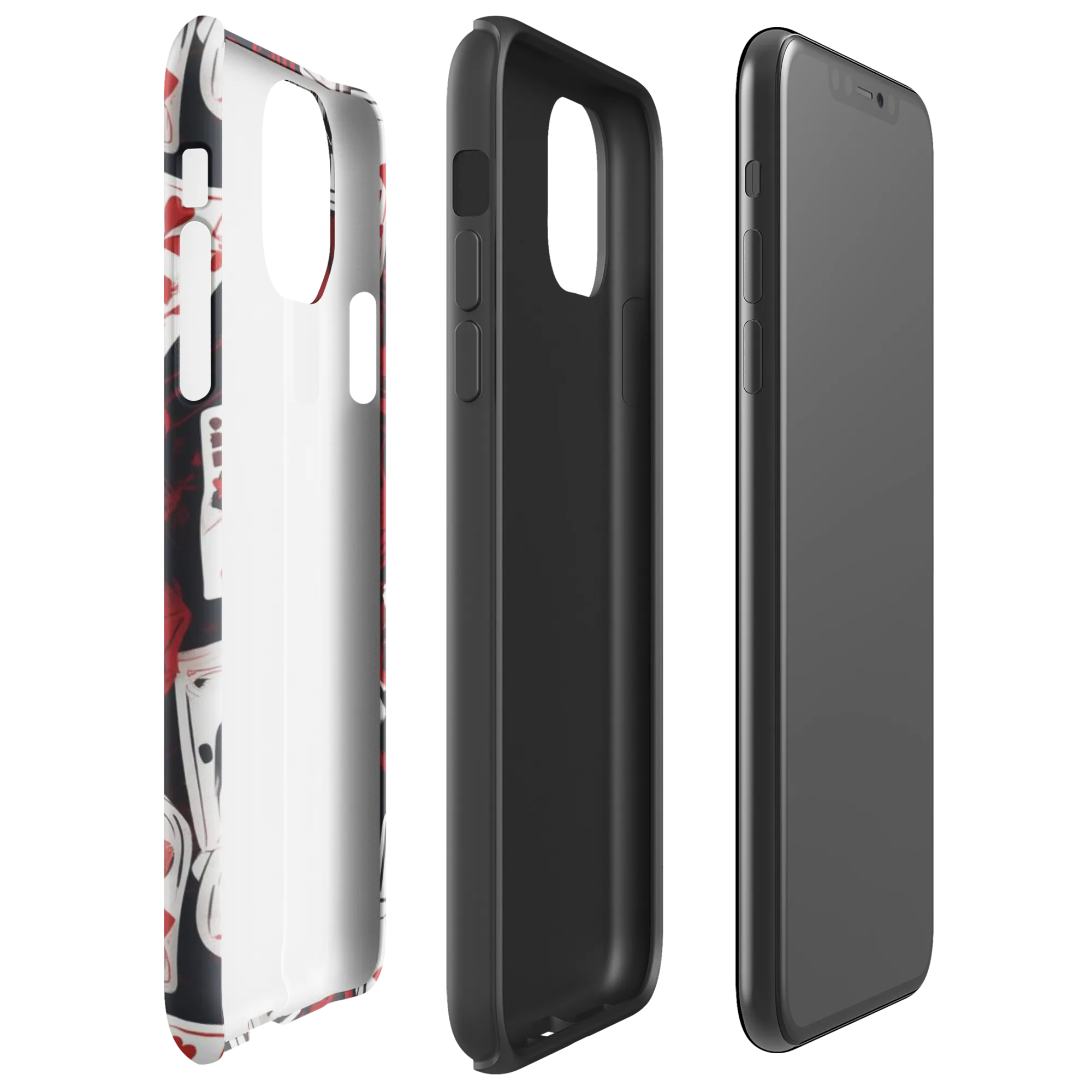 Royal Flush Riot on Tough Case for iPhone® — Right