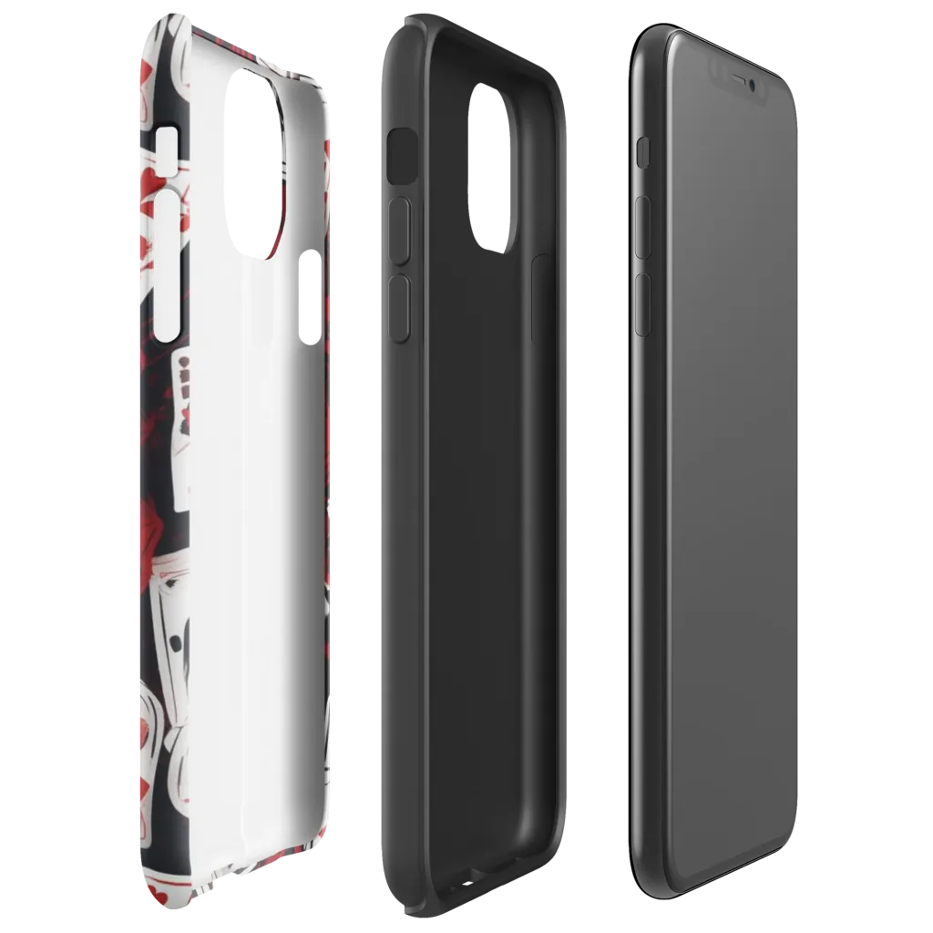 Royal Flush Riot on Tough Case for iPhone® — Right