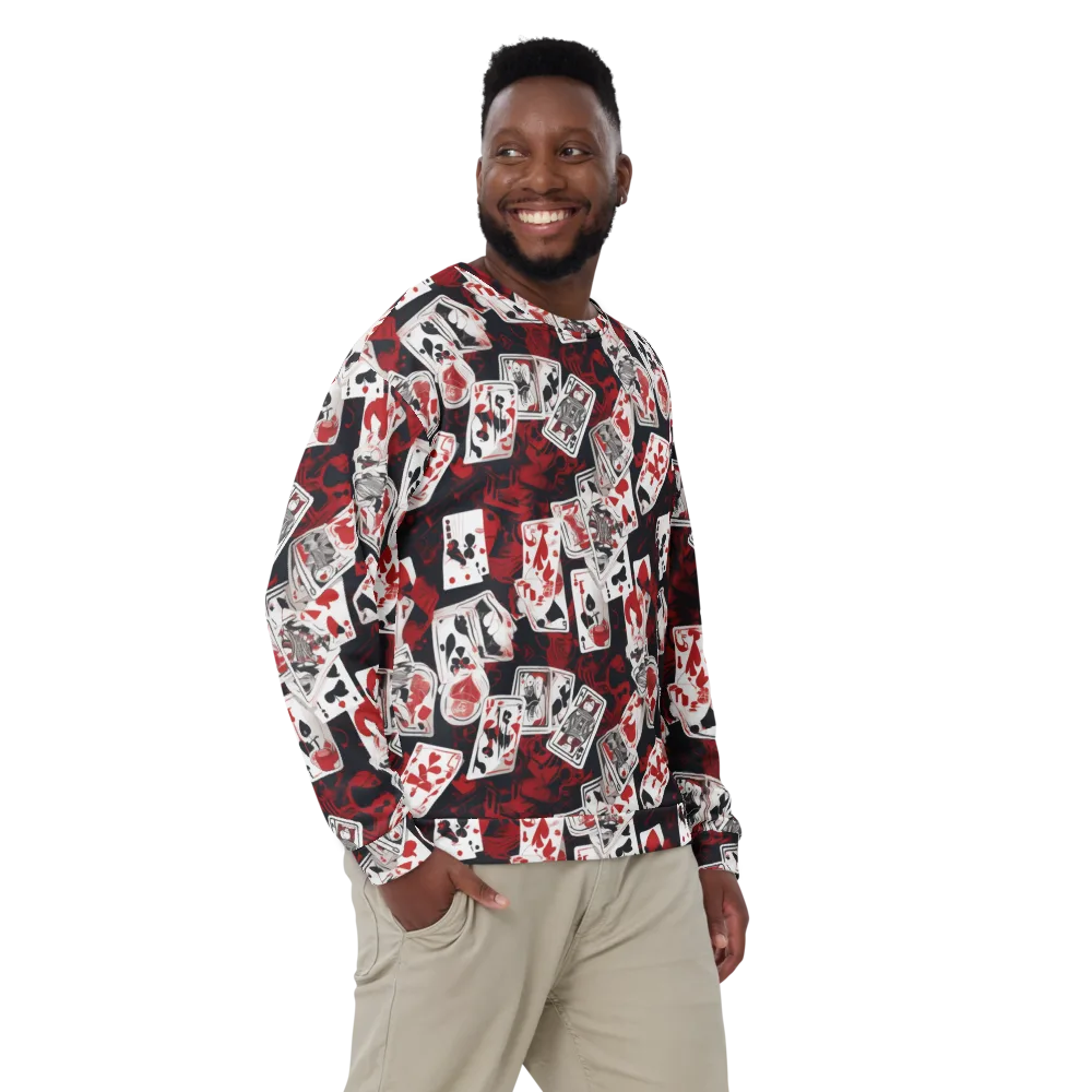 Royal Flush Riot on Sweatshirt — Front
