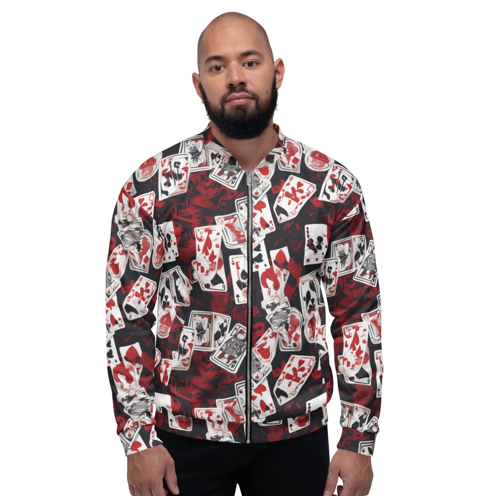 Royal Flush Riot on Bomber Jacket — Front
