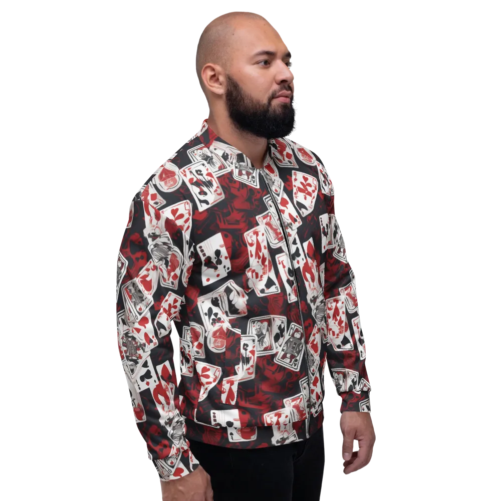 Royal Flush Riot on Bomber Jacket — Right