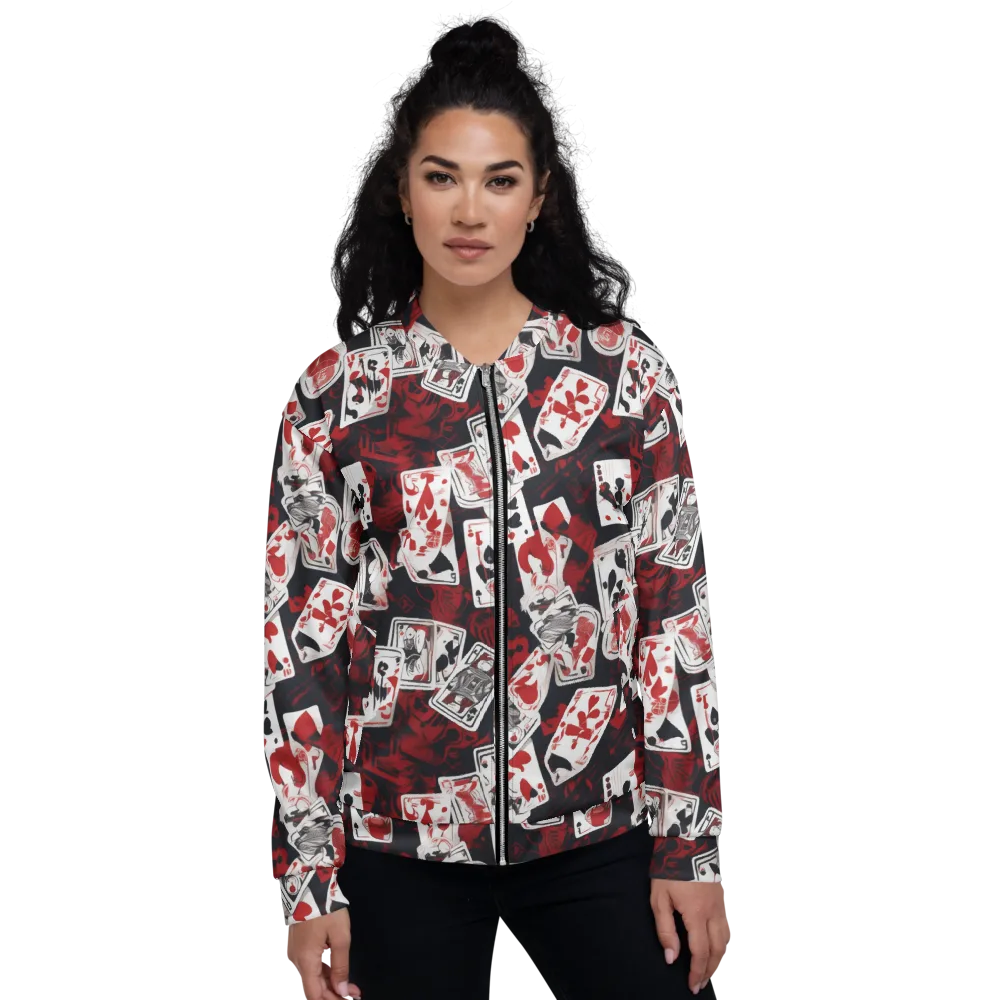 Royal Flush Riot on Bomber Jacket — Front