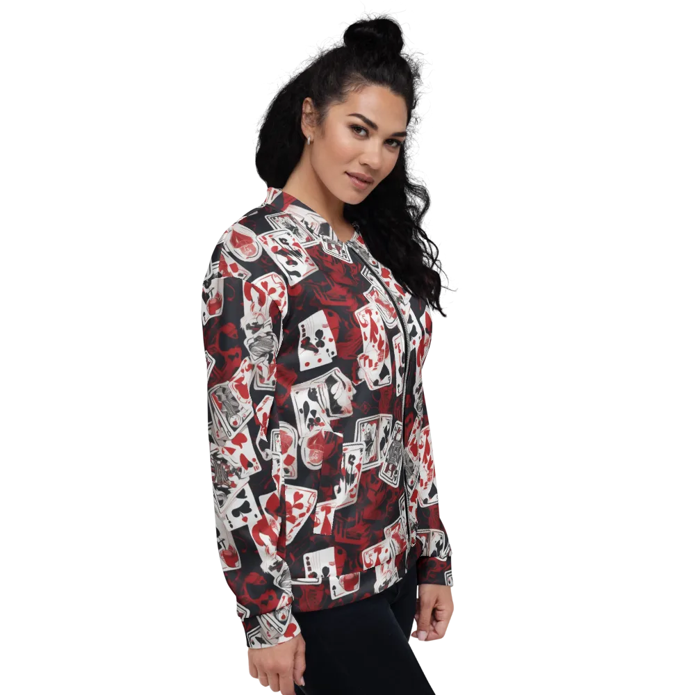 Royal Flush Riot on Bomber Jacket — Right